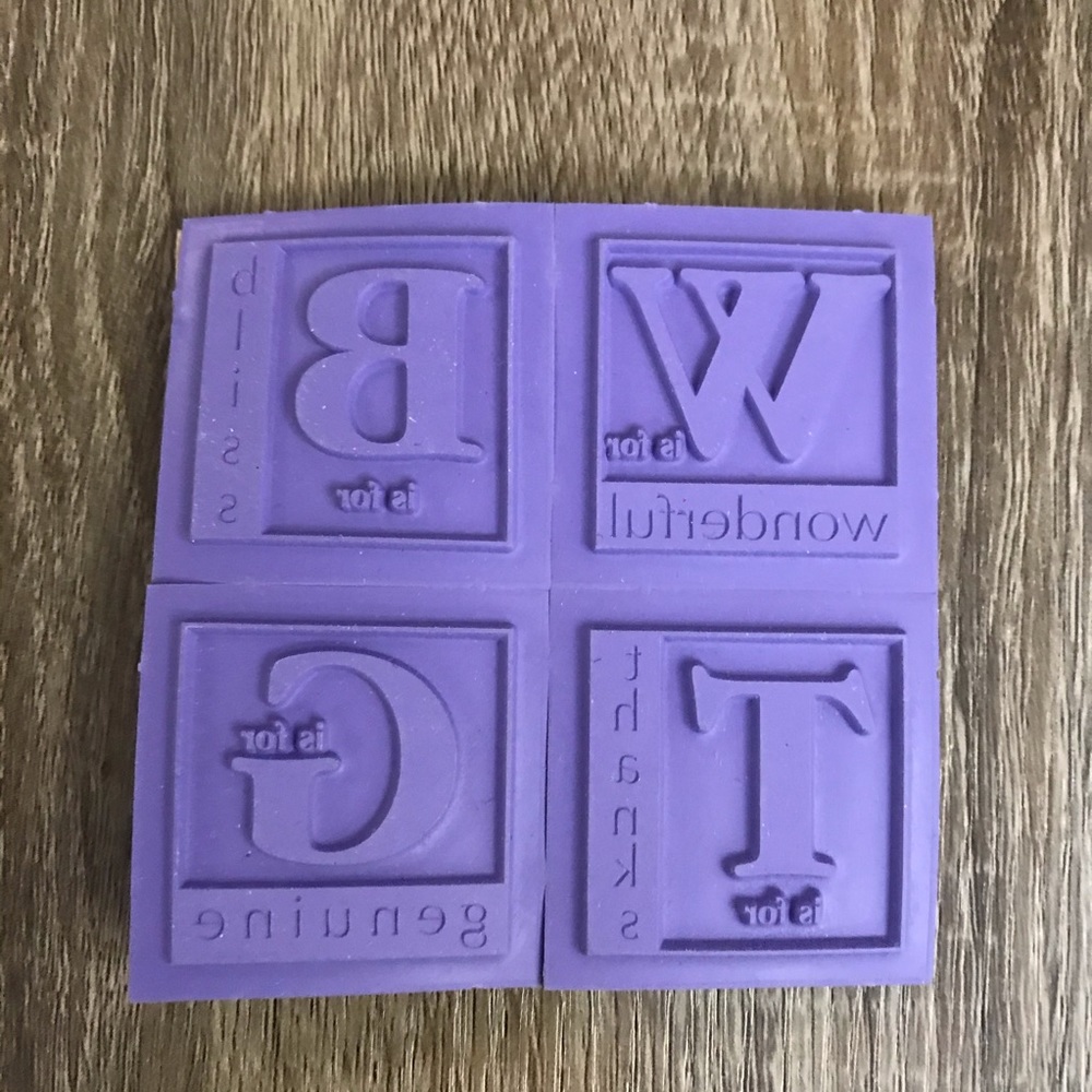 Stampin Up Around the Block 4 piece Stamp Set - Picture 4 of 4